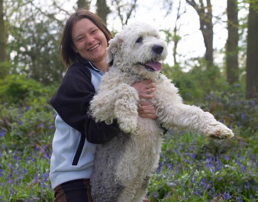 Lucy with her new love, Elizabeth
Keywords: Lucy Old English Sheep Dog OESD Elizabeth love