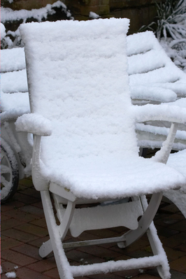Guess we won't be needing these for a while
Keywords: April Chair Chairs Farm Lucies Snow Spring Weather Whitecroft