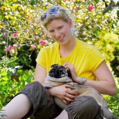I'm as happy as a ...............
Keywords: Bruno Dog Dogs Laura Loui Pug Pugs