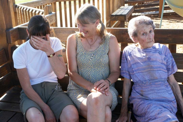 Aren't ALL mothers embarrassing..........
Keywords: Adelaide Australia Cathy Daughter Daughters Laugh Laughing Marjorie Mother Seat Seated South