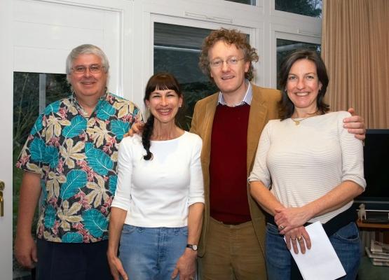 It's been a ball
The end of filming family snapshot.  Rod and Celine are part of the RDF team who had been filming a documentary called "Impress Me" for Channel 4
Schlüsselwörter: Celine Craig Crew Marjorie RDF Rod Television TV