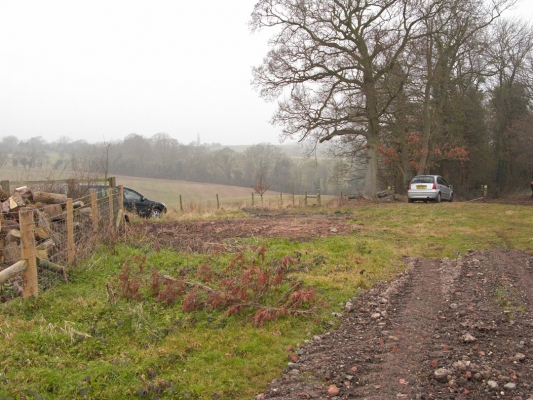Entrance to Lord's Wood
Looking down our track, by our "parking lot" at the entrance to Lord's Wood.  View to the northwest.
الكلمات الإستدلالية(لتسهيل البحث): Entrance Lords Wood Lord's Wood Woodland