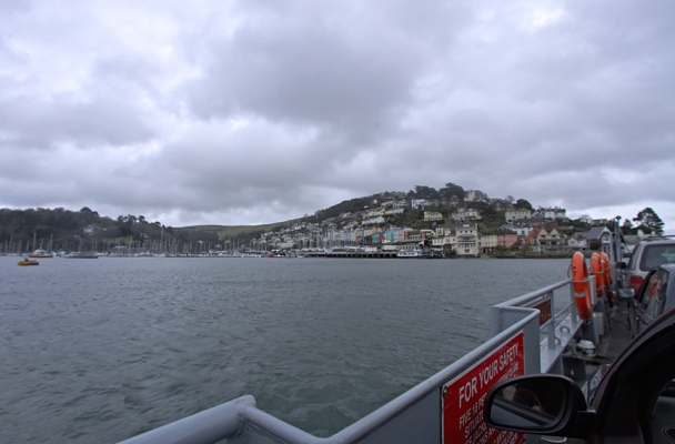 The View From the "Little Ferry"
Crossing the River Dart in [url=http://www.dartharbour.org/res/user/269_river-map.jpg]Dartmouth[/url] on the "little ferry" or "lower ferry" on our way home.  January 2007
Keywords: Dartmouth River Dart little ferry lower ferry