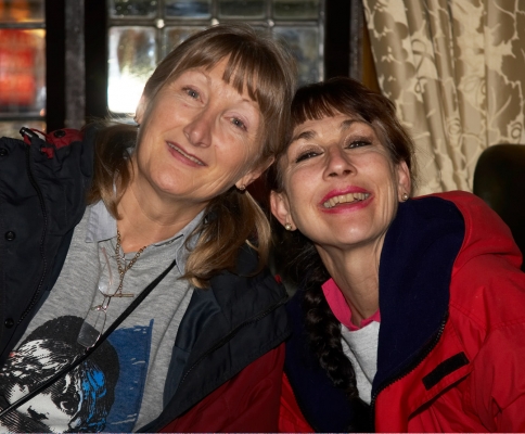 No, we haven't had a drink..........
Keywords: Arms Broadway Cathy Lunch Lygon Marjorie Smile Smiling Woman Women
