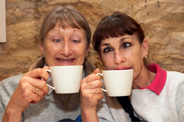 I think we've had too much coffee ..........
Ključne besede: Cathy Coffee Cup Daylesford Drink Drinking Marjorie Shop