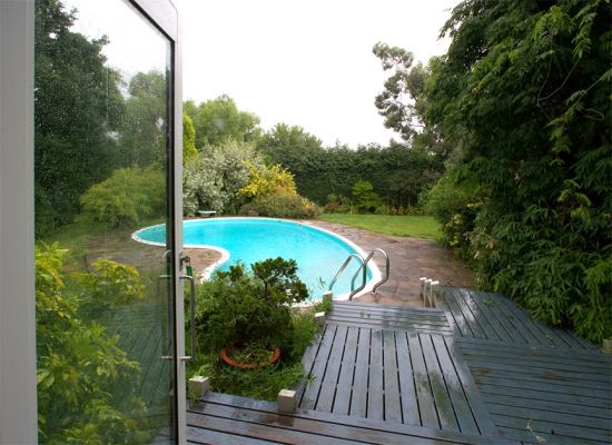 The view in our back garden after a summer thunderstorm
Ključne besede: Swimming pool garden