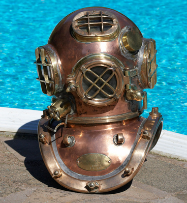 Mark V Mod-1 DESCO Antique Diving Helmet
Keywords: desco diving helmet face mask face masks mark v scuba dive scuba diving sea sport sea sports sport sports us navy water sport water sports watersport watersports