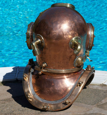 Mark V Mod-1 DESCO Antique Diving Helmet
Keywords: desco diving helmet face mask face masks mark v scuba dive scuba diving sea sport sea sports sport sports us navy water sport water sports watersport watersports