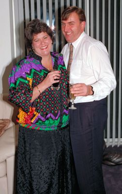 Shauna Walsh and Pete Tyler
At a black tie dinner party at Whitecroft
Keywords: Shauna Walsh Pete Tyler Whitecroft dinner party