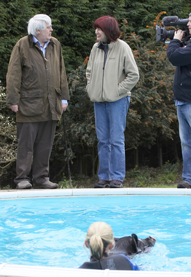 Guess who will be watching the F-Word in May!!
Discussing the finer nuances of pig swimming for Gordon Ramsey's F-Word programme
Ključne besede: Berkshire Chef Craig F-Word Gordon Ramsey Janet Street-Porter Laura Pig Pigs Pool Swimming TV