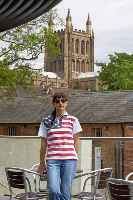 The pre-lunch photo opportunity
Schlüsselwörter: Hereford Cathedral Marjorie