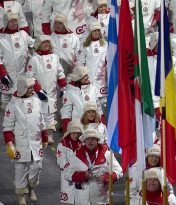 Team Canada at the Opening Ceremony of the 2006 Winter Olympics
Anahtar kelimeler: Torino Team Canada Winter Olympics 2006 Stadio Olimpico