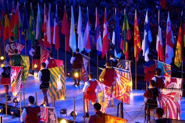 Flags and More Flags
Opening ceremony, 2006 Winter Olympics, February 10 2006
Keywords: Stadio Olimpico opening ceremony Winter Olympics Torino