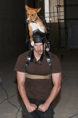 Matthew Barney With Zuko
Keywords: Matthew Barney Zuko basenji dog Anubis
