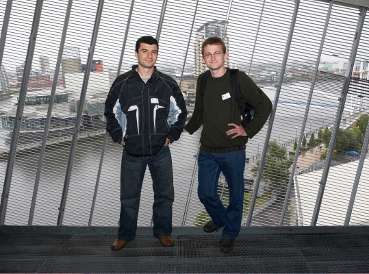 Artur and Grzegorz At The Imperial War Museum - North
At the top of the tower, with the Manchester Ship Canal and the Lowry in the background.
Ключевые слова: Artur Ivanyan Grzegorz Bednarski Manchester Ship Canal Imperial War Museum North