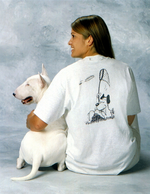 Promotional Photograph for Poi Dog T-Shirt
Keywords: butterfly net catch english bull terrier frisbee poi dog