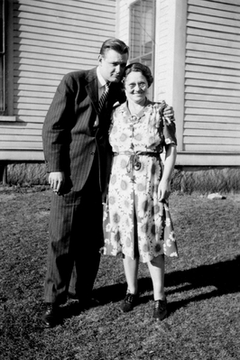 John Walsh and Mother Mary Kate Walsh
Manchester, New Hampshire - Circa 1947.
Keywords: john walsh mary kate vahey walsh
