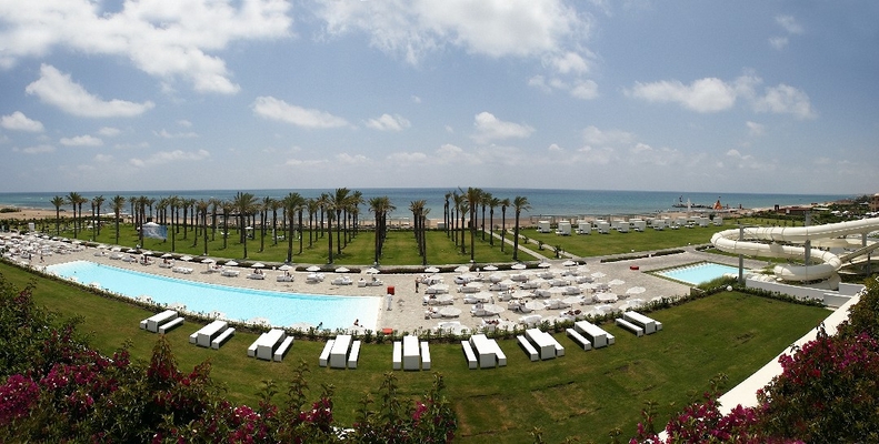 The palm garden, ocean and longest pool in the world
Keywords: Adam and Eve Hotel Belek holiday Hotel Turkey Vacation