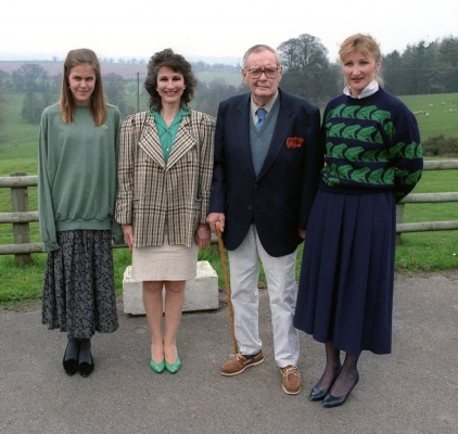 Family Pose at Easter 1991
Chase, Marjorie, GrandFather and Cathy posing outside the Pengethley Manor Hotel near Ross on Wye, Easter 1991
Keywords: Cathy Bushby Cathy Wilson Chase Ellis Chase Walsh Easter John "Woody" Walsh John Walsh Marjorie Walsh Pengethley Manor Hotel Woody Walsh