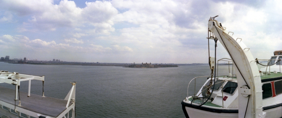 Ellis Island from the Top Deck of the QE2
Keywords: Arrival Cruise Cruise Liner Cruise Liners Cruise Ship Cruise Ships Cruises Ellis Island Luxury Liner Luxury Liners New York City New York Harbor New York Harbour Panorama Panoramic QE2 Queen Elizabeth II Widelux