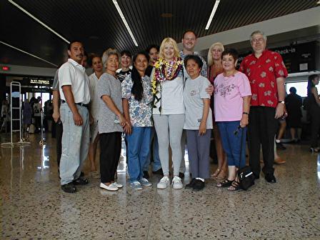 Cathy's Departure from Hawaii
