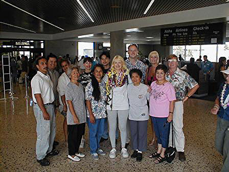 Cathy's Departure from Hawaii
