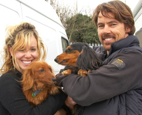 Molly and Whistler
Returned safely to Zoe and Martin, who had just flown in to Heathrow.
Palabras clave: Molly Whistler Zoe Martin Heathrow long hair daschund dog