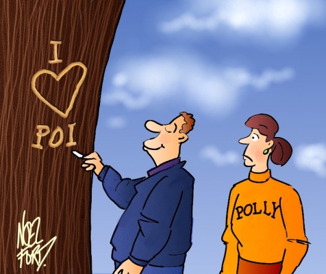 February 2002 Poi Company Cartoon
This is the monthly invoice cartoon for February 2002, created by the talented Noel Ford.  These cartoons were used on the PoiCo invoices.
Schlüsselwörter: Valentine's Day poi Polly tree carve wood carving love
