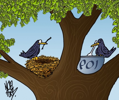 March 2002 Poi Company Cartoon
This is the monthly invoice cartoon for March 2002 --- for The Poi Company invoices.
Keywords: Poi worms birds spring tree