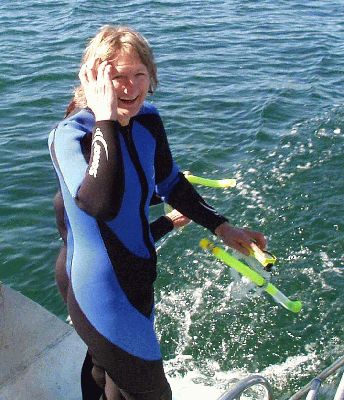 Cathy Bushby and the Dolphins
Keywords: Cathy Bushby, dolphins