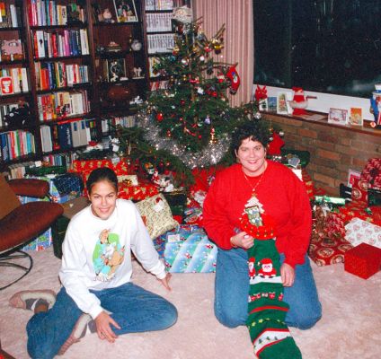 Chase and Shauna at Christmas
I am guessing 1990.  At Whitecroft.
Keywords: Christmas Whitecroft Chase Shauna