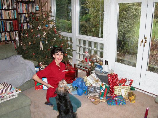 Christmas 2002 - Marjorie at Whitecroft
