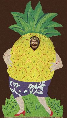 Cathy Bushby as a Pineapple
