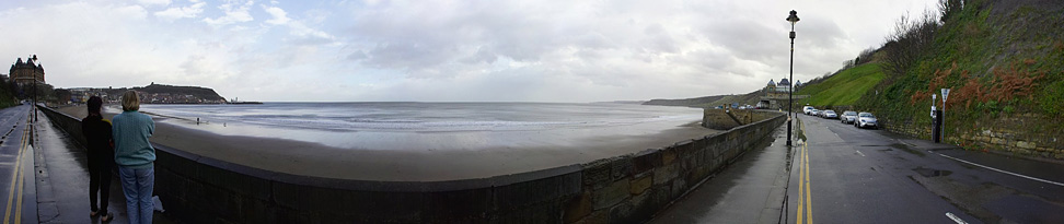 Scarborough
Marjorie and Cathy looking out over the cold North Sea at Scarborough in January, 2007.  Seems quite removed from parsley, sage, rosemary, and thyme!
Ключови думи: Scarborough North Sea Marjorie Cathy January cold fair