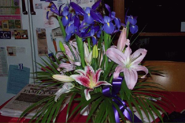 Birthday Flowers
Flowers given to me by Nyssa for my birthday April 2004
