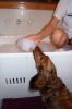 Bonnie with bath bubbles.jpg
