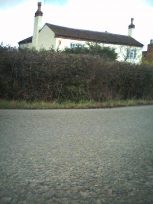 A Neighbour's House
Kiko, our bull terrier, took this photograph with the Tomy Wonderful Shot camera on his collar as Christopher took Kiko for a spring walk.
Schlüsselwörter: Kiko neighbour's house Tomy Wonderful Shot dog collar camera